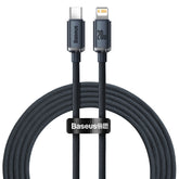 Baseus Crystal Shine Series Type-C to Lightning Charging Cable 20W 2M Black